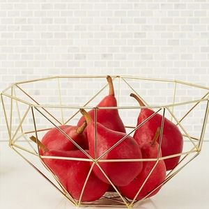 GOLD GEOMETRIC BOWL